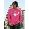 thumbnail image 2 of College Tennis School Seattle Sweatshirt Men -Image by Shutterstock, Male Medium, 2 of 4