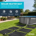 thumbnail image 2 of Intex Above Ground Swimming Pool Water Heater Solar Mat 28685E, Black (2 Pack), 2 of 6