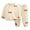 Beige Girl Outfits, variant on Ulitacool Outfits For Girls Toddler Winter Warm Solid Color Long Sleeve Tops Pants 2Pcs Set Versatile Girl Clothings Khaki 7-8 Years