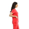 thumbnail image 3 of Grey's Anatomy Signature Women's GNT019 "Astra" V-Neck TopPING, 3 of 4