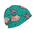 thumbnail image 4 of Kll Starfish And Shell Winter Fall Beanie Knit Hats For Men & Women - Warm & Soft Stylish Toboggan Caps For Cold Weather, 4 of 9