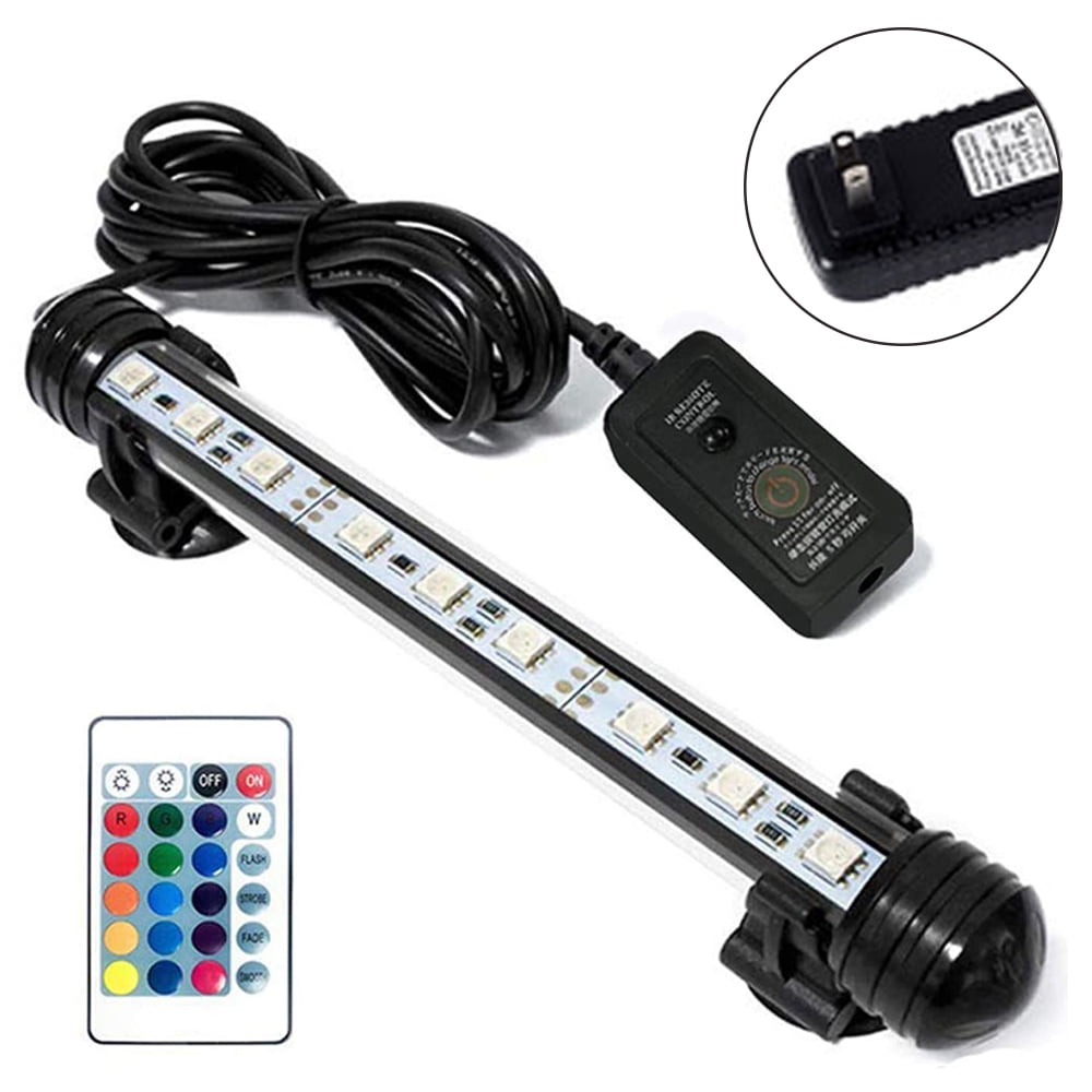 diefstal Koppeling begin Submersible LED aquarium lights, aquarium lights with timed automatic  on/off, LED strips for fish tanks, - Walmart.com