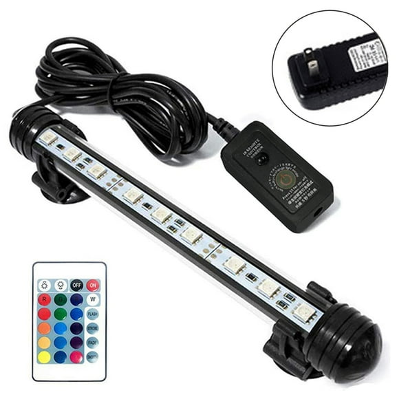 Submersible LED aquarium lights, aquarium lights with timed automatic on/off, LED strips for fish tanks,