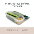 thumbnail image 5 of Melii Dip Container for Adults and Kids Sage & Cactus Fern Total Capacity 10.8oz/320ml, 5 of 5