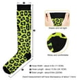thumbnail image 3 of joogoo Green Leopard Socks Women Men Knee High Sock, 3 of 8