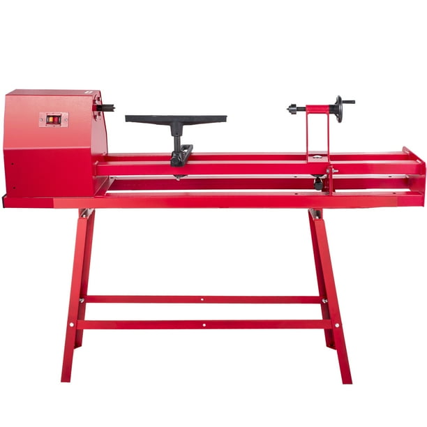 Red sale wood lathe