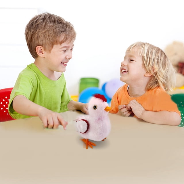Jouet Poulet Mignon Jouet Qui Bouge et Appelle (Sans Piles)