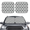 thumbnail image 6 of Lsque Soccer 2 PCS Windshield Sun Shade | CarFoldable Window Covers | Car Accessories Reflect UV for Universal Cars SUV Truck | Large, 6 of 7