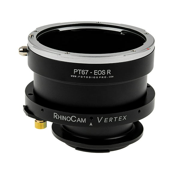 RhinoCam Vertex Rotating Stitching Adapter, Compatible with Pentax 6x7 (P67) Mount SLR Lens on Canon RF Mount Mirrorless Cameras