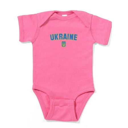 

CafePress - Ukraine Flag Vintage Men Women Kids Ukra Body Suit - Cute Infant Bodysuit Baby Romper