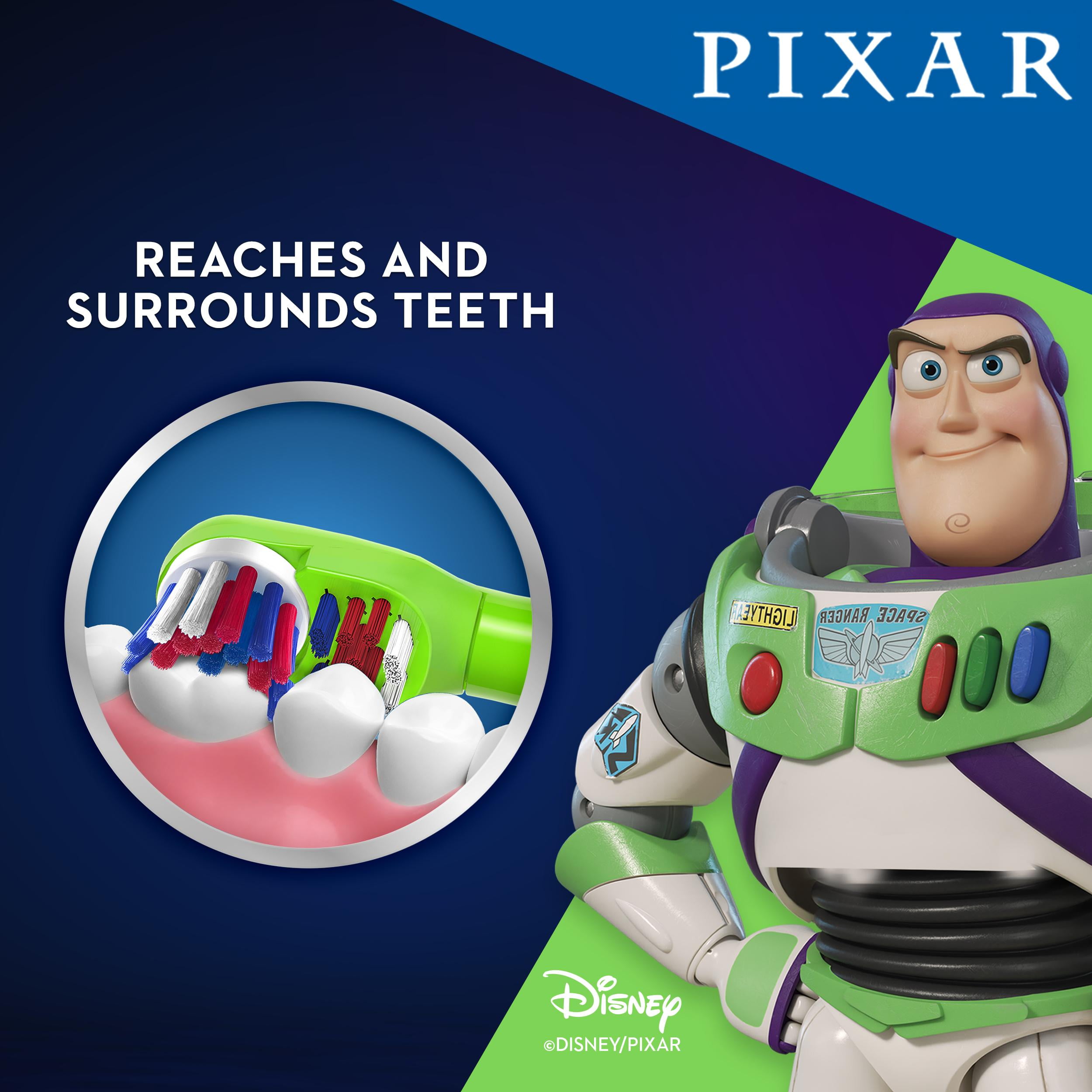Oral-B Kid's Battery Toothbrush Featuring PIXAR Favorites, Soft Bristles, for Children 3+