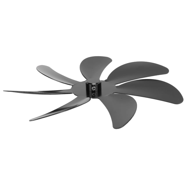 7 Blade Stove Fan Aluminum Alloy Blade, Easy Installation, Universal Replacement For Fireplace Fan