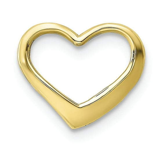 FJC Finejewelers 10k Yellow Gold Floating Heart Charm
