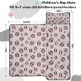 thumbnail image 5 of Brown Footballs with Stars Pattern Toddler Nap Mats for Kids Preschool,Sleeping Mat Bag or Kids,Toddler Sleeping Bag,Toddler Nap Mat or Daycare, 5 of 6