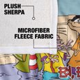 thumbnail image 4 of Ed EDD N Eddy Blanket, 50"x60", Backyard Boys Silky Touch Sherpa Back Super Soft Throw Blanket, 4 of 5
