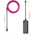 thumbnail image 4 of Wire Neon Light Cord EL Cable Neon Wire For Halloween Christmas Parties And Party Lighting (Purple, 3m), 4 of 7