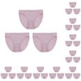 thumbnail image 1 of Minnieouse Bragas de seda de morera para mujer, 3 piezas, ropa interior, lencería, pantalones cortos transpirables sin costuras, ropa interior gris rosa S 10piezas, 1 of 6