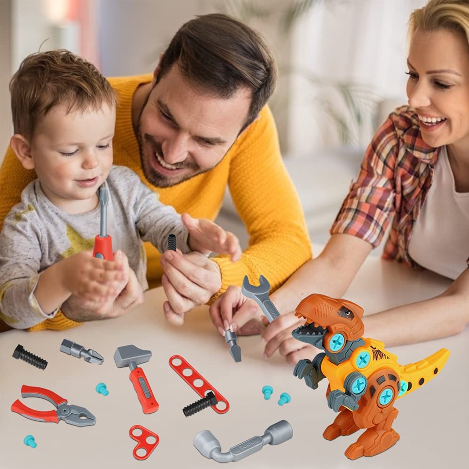 CIPACHO Take Apart Dinosaur Kids Toys, Kids DIY Play Kit with Electric Drill for 3-8 Years Old CIPACHO Take Apart Dinosaur Kids Toys, Kids DIY Play Kit with Electric Drill for 3-8 Years Old