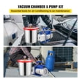 thumbnail image 3 of Pompe à Vide 3CFM 1/4HP pour Réfrigération avec Chambre à Vide pour Emballage sous Vide Domestique, Climatisation, Entretien Automobile, Utilisation Grand, 3 of 7