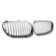 thumbnail image 1 of Front Bumper Chrome Sport Wide Kidney Grille Grill For-BMW E60 E61 5 Series M5 2003-2009 51137065701, 1 of 5