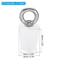thumbnail image 2 of Uxcell Silicone Rubber Tapered Plug 15 to 20mm Solid Bathtub Bungs Stopper with Ring White 3 Pieces, 2 of 5