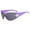 Purple, variant on UANWENN Fashion Men Women Star Wrap Around Sunglasses Cycling Rimless Futuristic Sunglasses Hot for Women Womens Hexagonal Quay for Men Leopard Ears 90s Women Frame Glasses for Men Video for Men