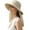 Khaki, variant on Outdoor Sun Hat for Men Women Wide Brim Fishing Hat with Neck Flap & Mesh Vent, Safari Cap for Hiking, Beach, Travel