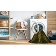 thumbnail image 2 of Ahgly Company Machine Washable Indoor Square Transitional Dark Yellow Green Area Rugs, 6' Square, 2 of 7