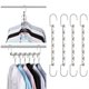 thumbnail image 4 of Naiovety Colgador de ropa de 6 uds., colgador de ropa plegable para Hotel, sala de estar, armario, gancho para ropa, soporte organizador para Almacenamiento y organización del hogar forma de Y, 4 of 6