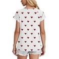 thumbnail image 6 of Summer Plus Size Tops for Womens 2025 Fashion Casual Short Sleeve Round Neck Print Ladies Blouse Gifts for Womens, 6 of 8