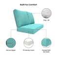 thumbnail image 3 of Covers & All Coussin de Causeuse Sunbrella pour Sofa, Siège en Mousse et Dossier Rembourré en Poly, Résistant aux UV, Causeuse d'Extérieur, 3 of 7