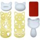 thumbnail image 1 of Onigiri molds, kitchen accessories for onigiri, chocolate molds, sushi kits, cat shape kitchen accessories for the kitchen, 1 of 5