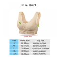 thumbnail image 3 of POINTERTECK Women Front Cross Side Buckle Bra Wireless Lace Breathable Bra Intimates Without Steel Ring, 3 of 5