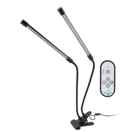 

Octpeak Full Spectrum Plant Grow Lamp Plant Grow Light Dimmable Timing Full Spectrum USB Powered Dual Head Clip On LED Plant Lamp For Indoor 30W Clip Plant Lamp