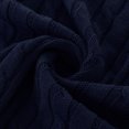 thumbnail image 4 of 100% Cotton Cable Knit Throw Blanket Warm, 4 of 8