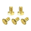 thumbnail image 1 of Unique Bargains Brass Hex Bolts, 1/4-20x3/8' 5 Pack Fully Thread Grade 4.8 Machine Screws, 1 of 4