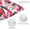 thumbnail image 3 of Fuzoiu Makeup Print Square Pillow Cover,Hidden Zipper Design,Luxury Square Pillow Case, Throw Pillow,Couch Cushion-20"x20", 3 of 7