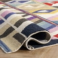 thumbnail image 4 of nuLOOM Carolyn Modern Shag Area Rug, 5' 3" x 7' 6", Beige, 4 of 4