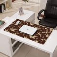 thumbnail image 3 of Long Mouse Pads for Desk,Brown Cartoon Dinosaurs Fossils Pattern Desk Mats on Top Of Desks, Desk Mouse Pad Extra Large with 3mm Non-Slip Base and Stitched Edge for Gaming,Office,Work,Home 31.5"x15.7", 3 of 6