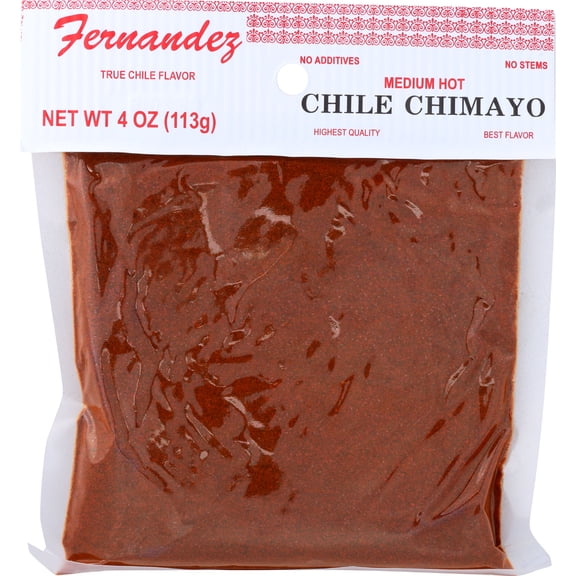 Pack of 12, Fernandez Medium Hot Chile Chimayo, 4 oz