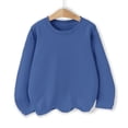 thumbnail image 4 of Edvintorg Boys' Tops, Tees & Shirts Solid Color Cerw Neck Long Sleeve Lightweight Casual Pullover Blouse Boys Clothes Size 2-13, 4 of 7