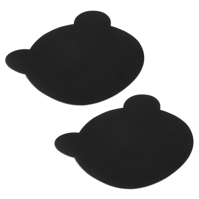 Parche de reparación de cuero, kit de reparación de cinta de vinilo autoadhesiva para muebles para sofás, sillones y sillas en negro
