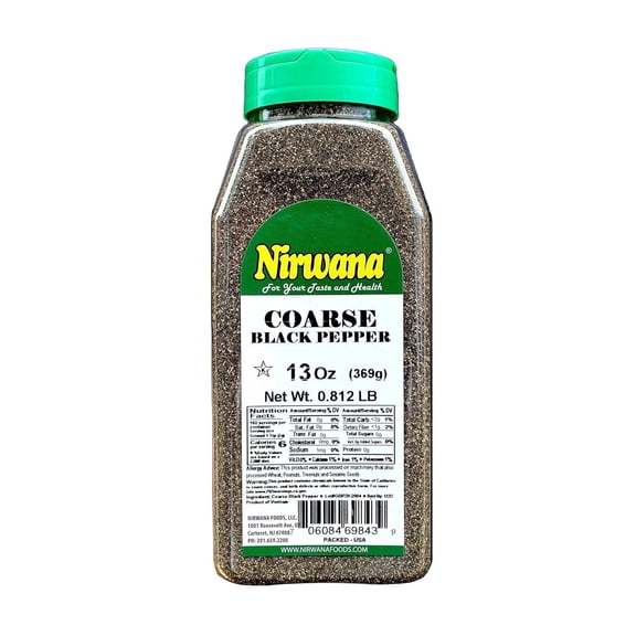 Nirwana Coarse Black Pepper 13 oz