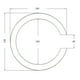 thumbnail image 3 of Finest 40 41 Pulgadas Guitarra Acústica Sound Hole Etiqueta de Color Negro con Patrón de Cromo Sunnimix Guitar Sound Hole Decal, 3 of 5