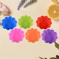 thumbnail image 2 of MasteelfCA 6Pcs Mini Cupcake Flower Cake Silicone Baking Cup Muffin Xmas Wedding Tools Bakeware Muffin Cupcake Cups (Random Color), 2 of 7