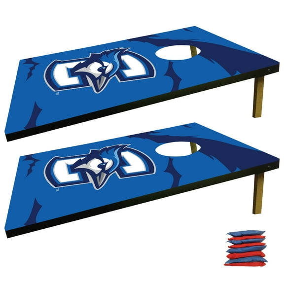 Creighton University Corn Hole Bag Toss Game Design 1