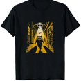 thumbnail image 1 of T-Shirt Graphique pour Homme avec Ovni et Raton Laveur - T-Shirt Décontracté à Col Rond en Coton 100 % 230 G/m2, Poids Lourd, avec Design Rétro-Futuriste d'Ovni et de Raton Laveur Extraterrestre, Mode Urbaine Inspiré d'Anime Japonais pour le Printemps et l'Été, 1 of 5