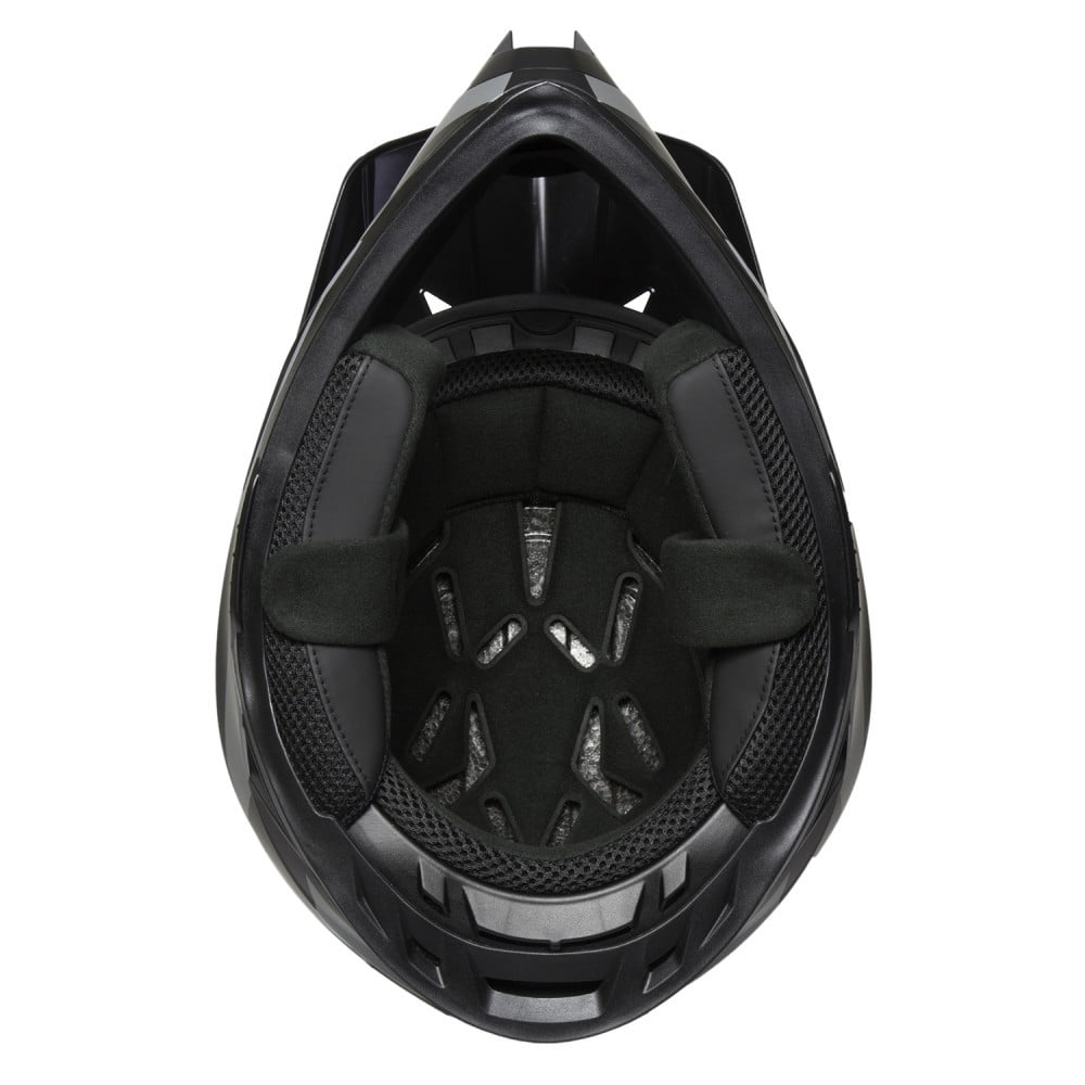 Raider Z7 MX Off-Road Helmet DOT Approved - Black/Silver - Med