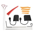 thumbnail image 2 of Juego de 13 herramientas de palanca para abrir puertas de coche con cuñas de agarre de largo alcance, bolsa de calce inflable, instalador de extracción de molduras automáticas, 2 of 15