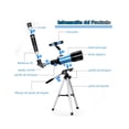 thumbnail image 5 of Telescopio Astronómico Profesional 70/300mm Monocular 150x Azul, 5 of 5